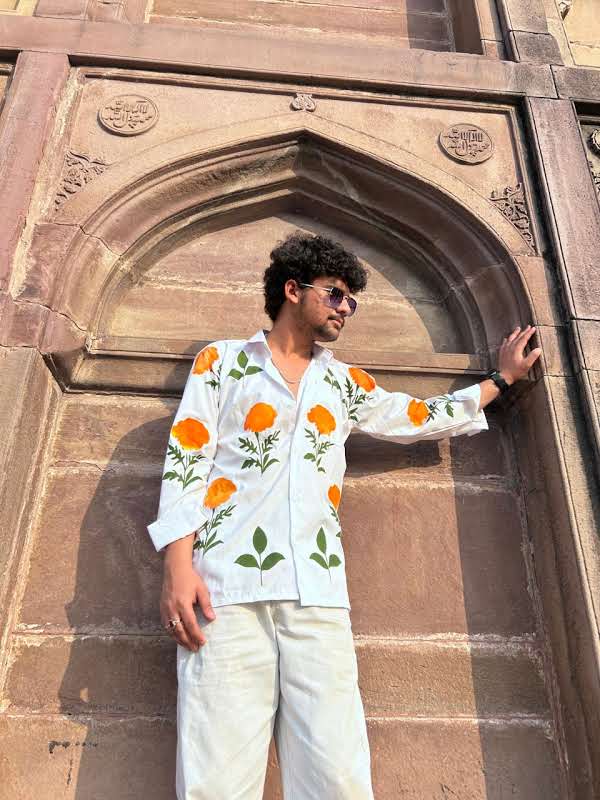 Floral White Shirt - Image 2